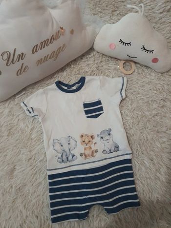 🌺 combishort été bebe garçon 3 mois