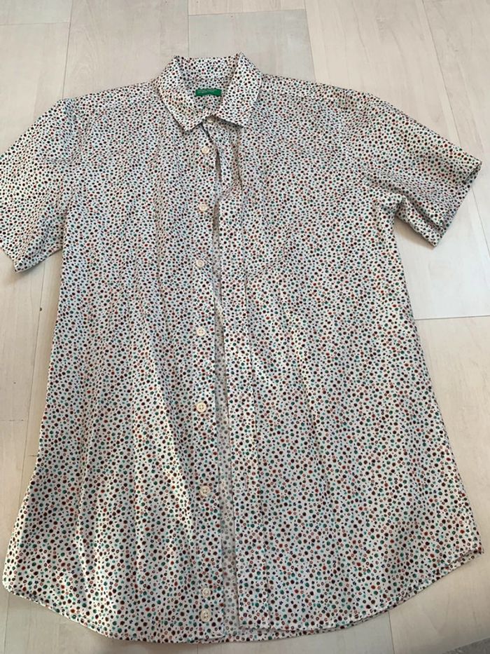 Chemise à motifs sans manches Benetton Taille S