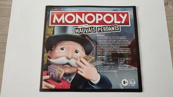 Notice règle du jeu pièce détachée jeu de société Monopoly mauvais perdants Hasbro Gaming #B77