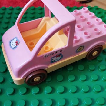 Lego Duplo voiture camion hello Kitty rose