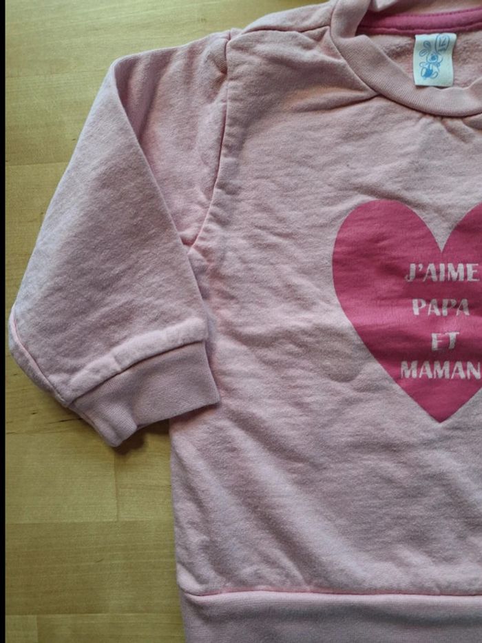 Pull pour fille taille 12mois très bon état - photo numéro 2