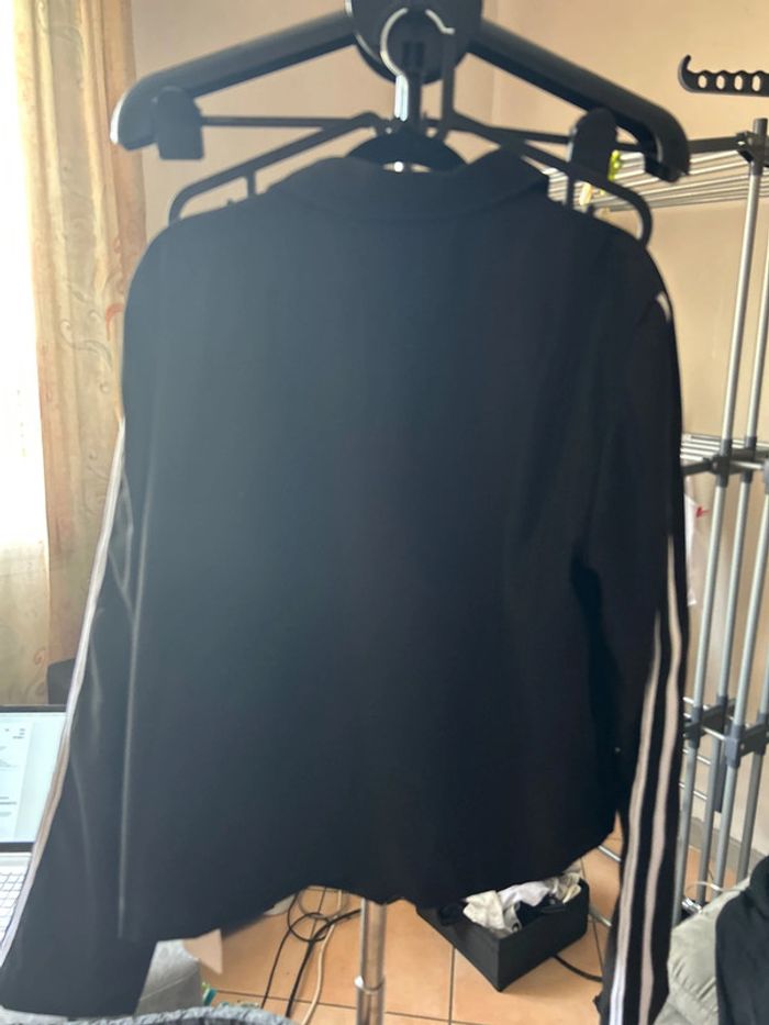 Veste zippée noire et blanche - photo numéro 3