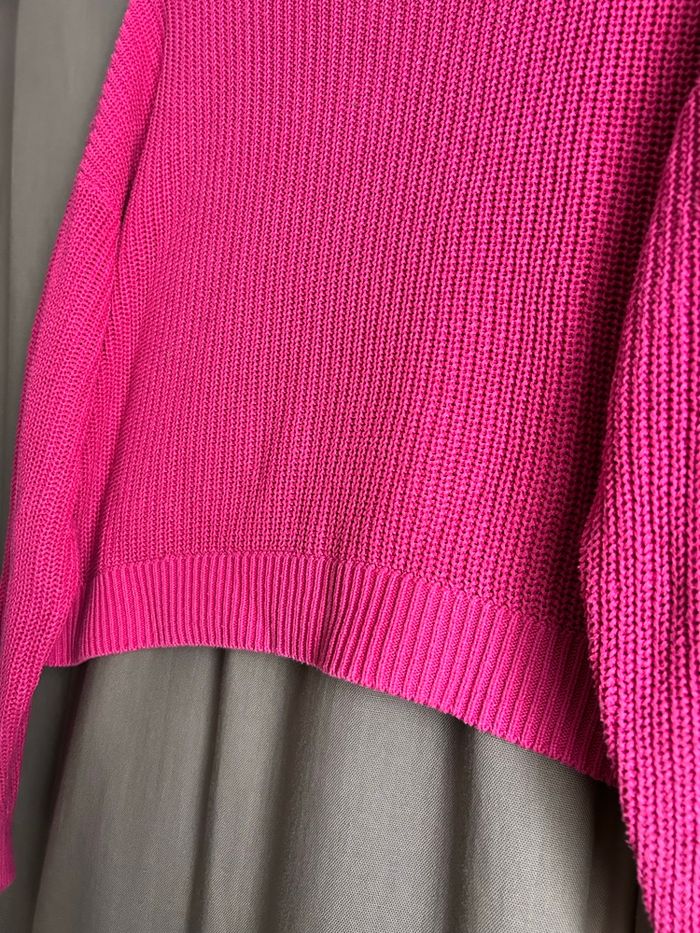 Pull hiver rose fuchsia - photo numéro 2
