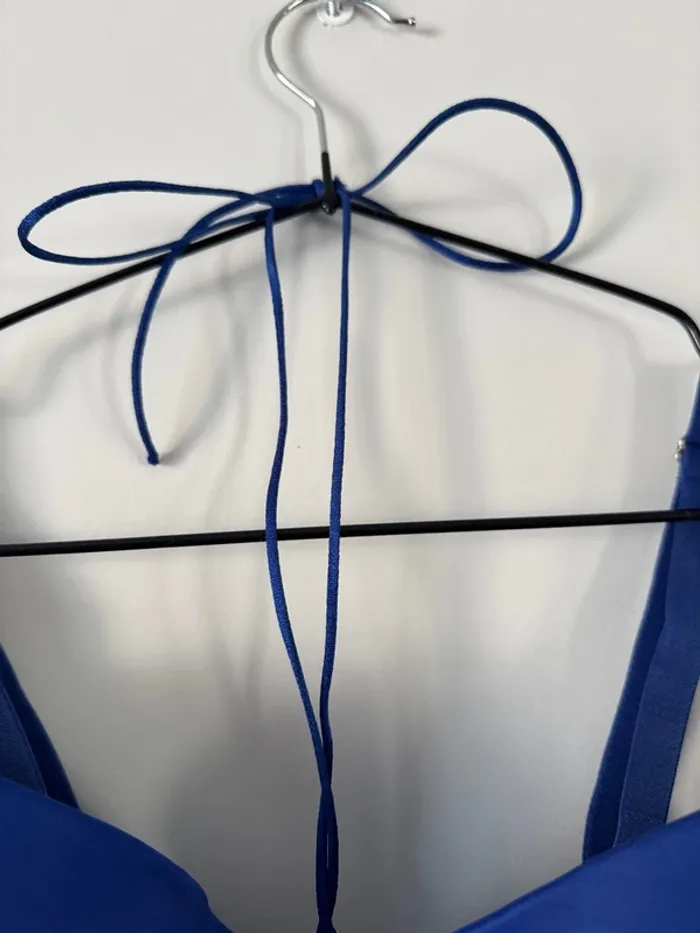 👙Soutien gorge rembourré + bas offert- 95D - neuf sans étiquette bleu roi- Gemo - photo numéro 7