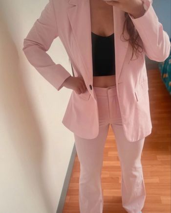 Ensemble tailleur - pantalon / blazer rose