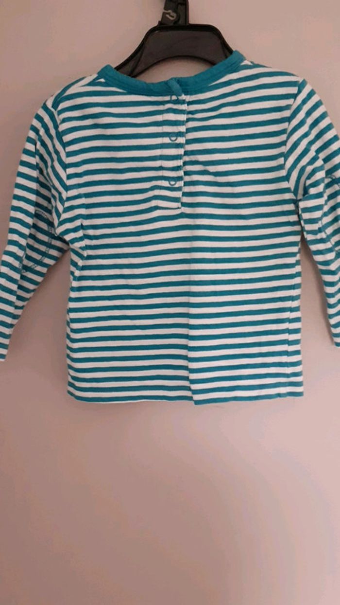 T-shirt manches longues 9 mois - photo numéro 2