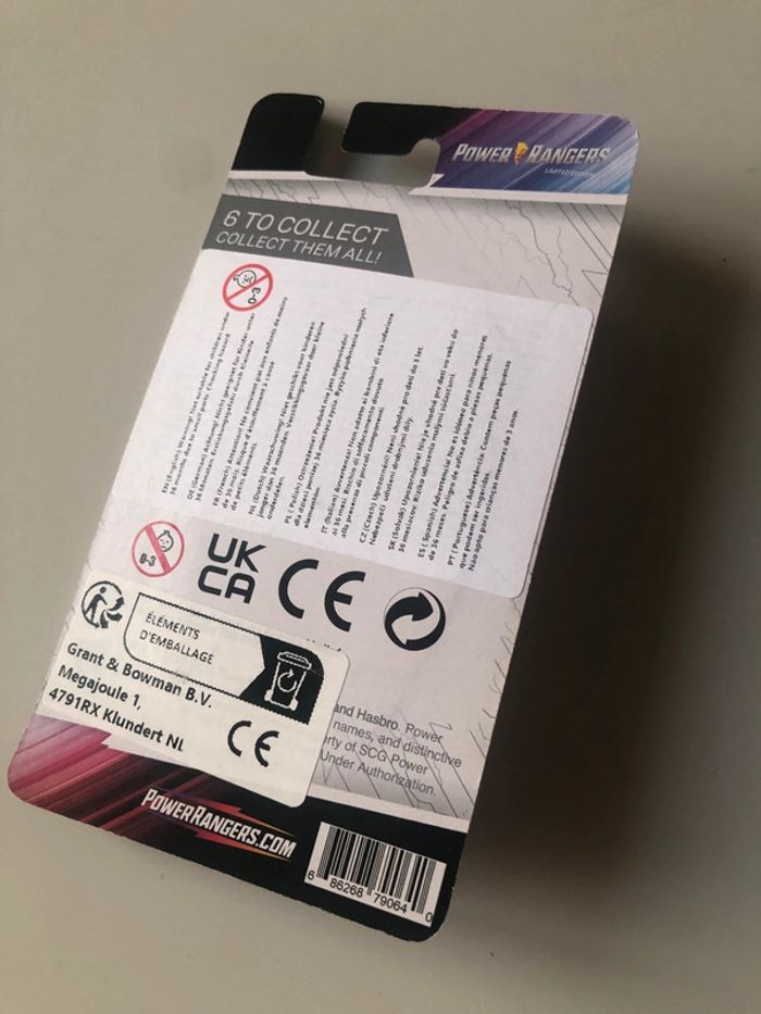 Mini figurine power rangers rose mighty Morphin - photo numéro 3