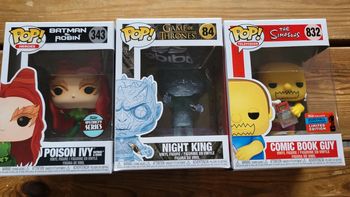Lot de 3 Funko Pop Simpson Stars Wars Game of trône neuve 🏷