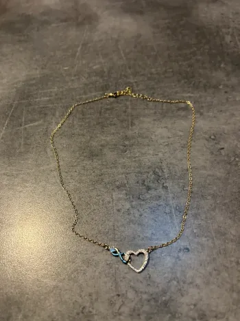 Collier infini et cœur