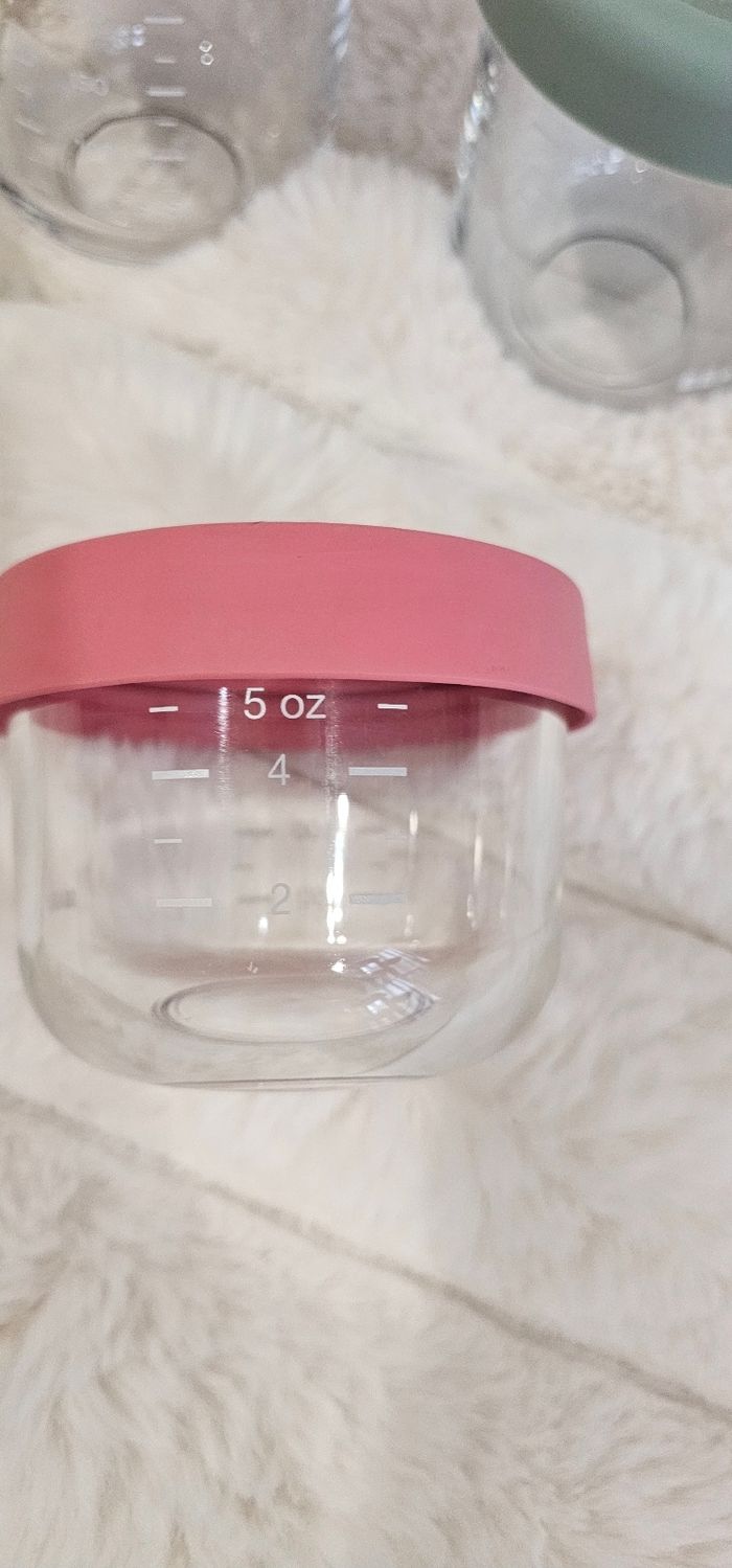 Lot de 5 pots en verre Béaba en très bon état. - photo numéro 7