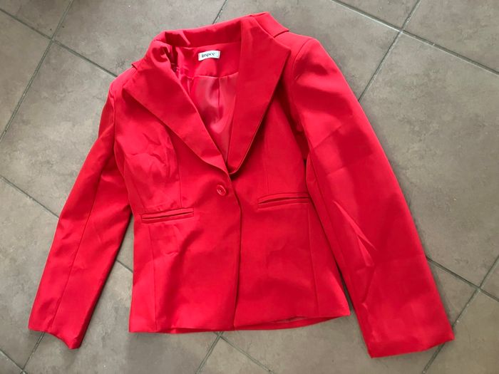 Blazer rouge taille S - photo numéro 3