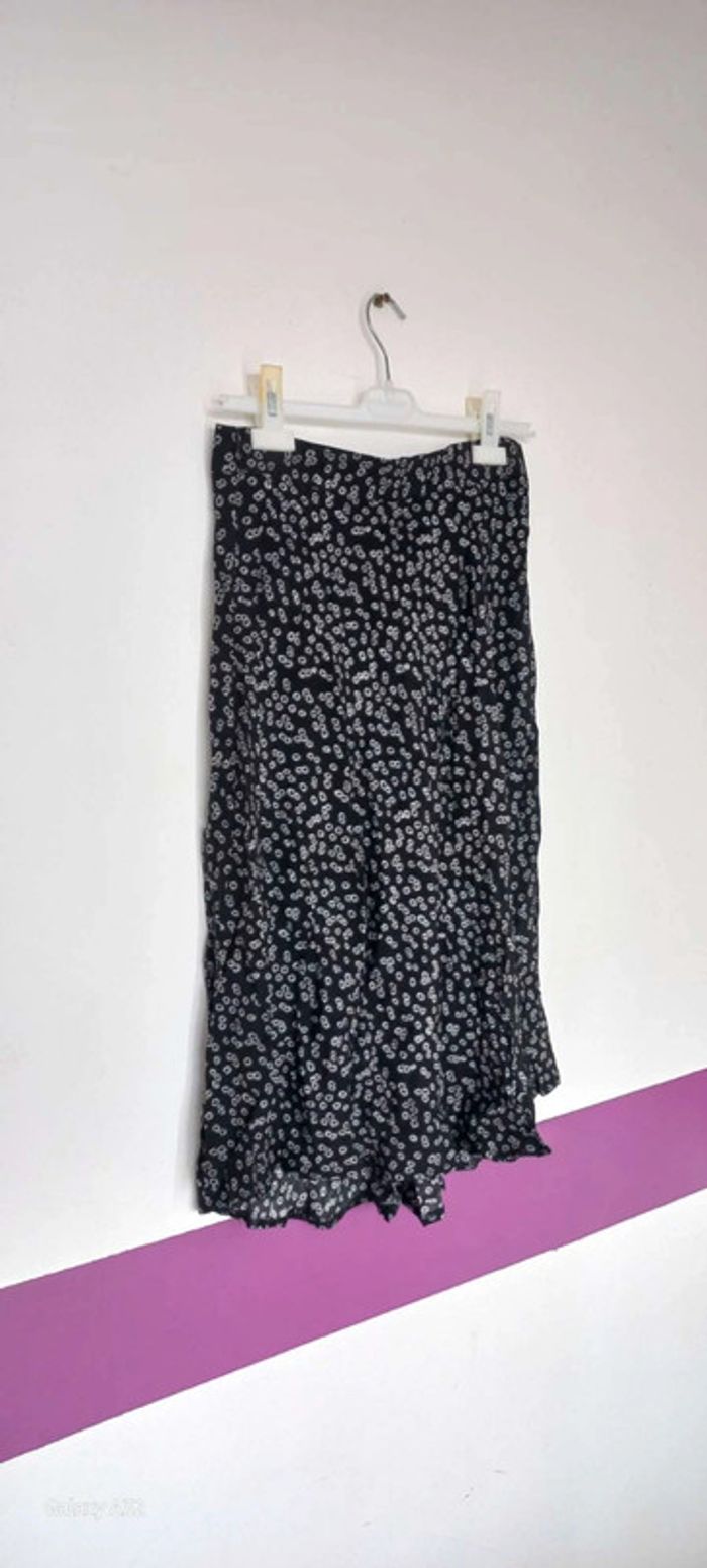 Jupe longue motif petite fleur