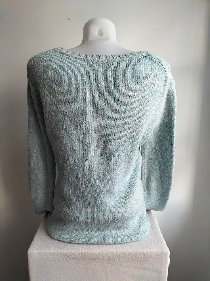Pull Femmes en maille Tressées - Tommy Hilfiger - Taille M - photo numéro 5