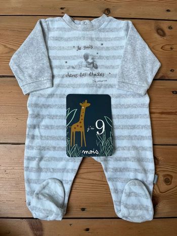 Pyjama absorba bébé garçon taille 9 mois