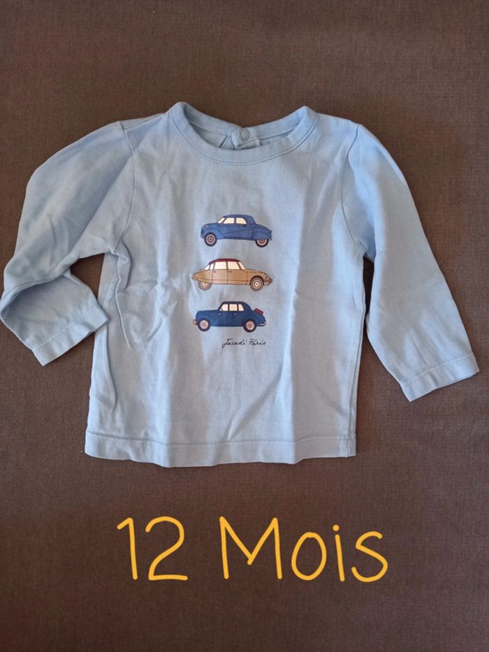 T-shirt manches longues 12 Mois