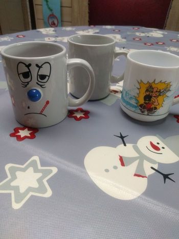 Lot 3 tasses