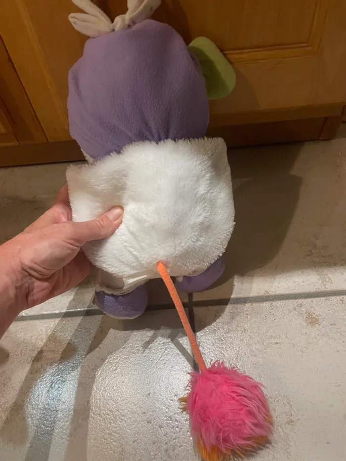 Peluche Pooples Baby Bibsy 1986 avec pompon - photo numéro 4