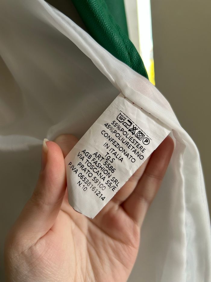 Veste de blazer verte unie Similicuir New Collection Taille Unique - photo numéro 7