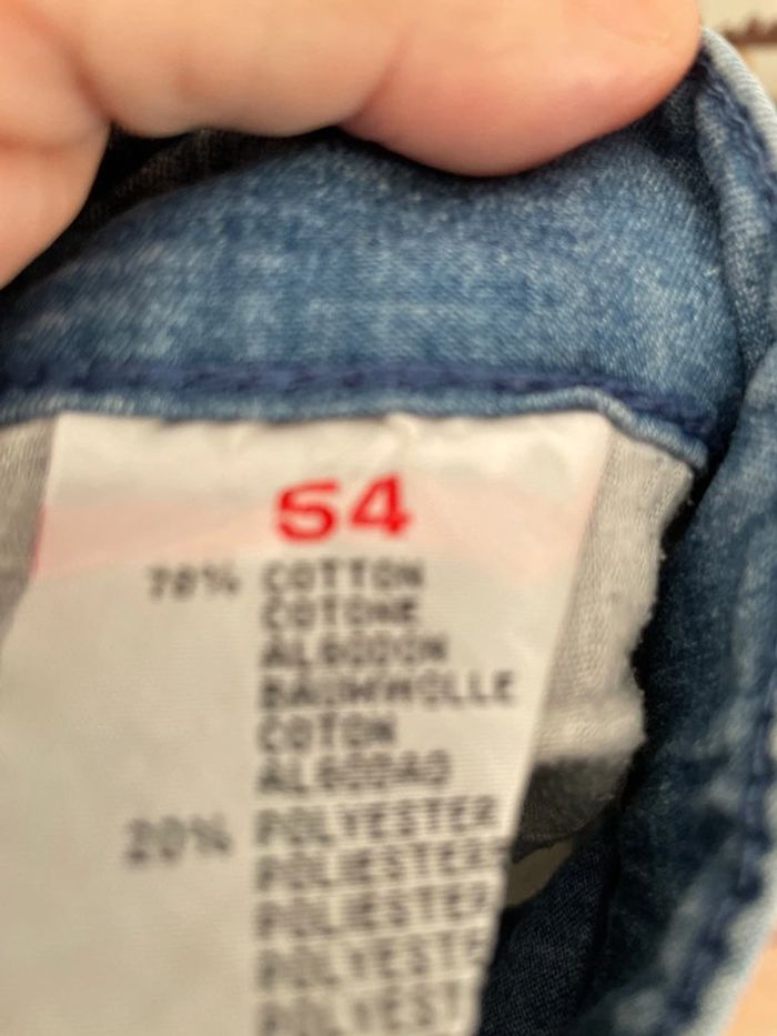 jeans droit Bipai bleu clair taille M - photo numéro 6