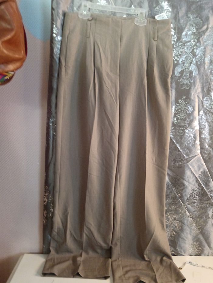 Pantalon large beige pimkie
