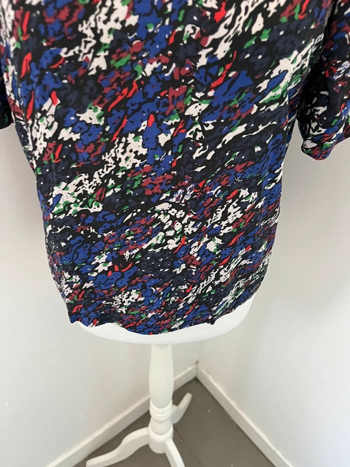 Blouse en soie à motifs Maje S - photo numéro 2