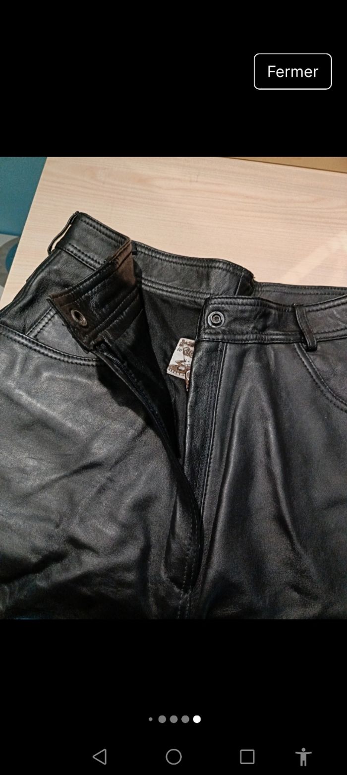Short 100 % cuir d'agneau - photo numéro 6