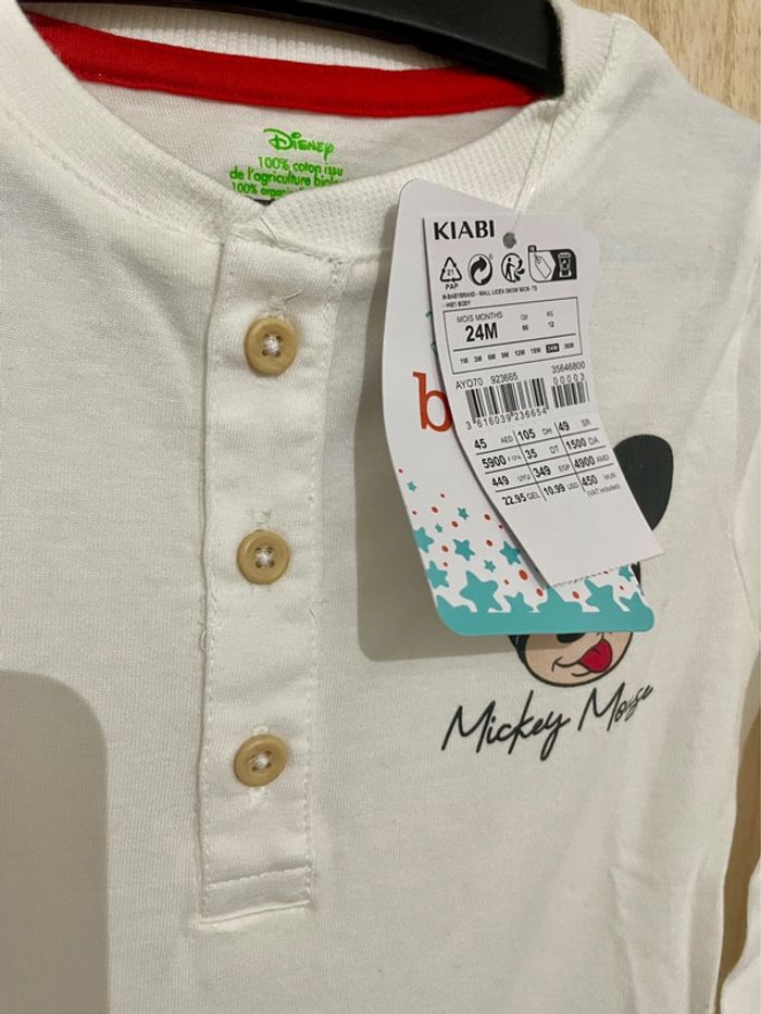 Body neuf manches longues Mickey Disney de chez Kiabi - photo numéro 20