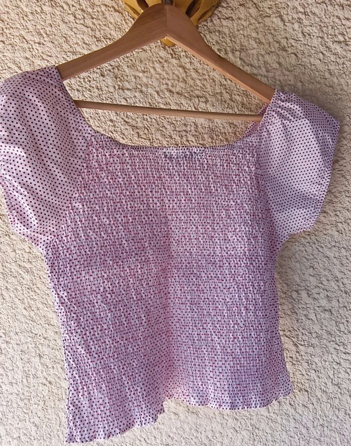 Joli haut estival smocks devant et derrière Dynam T44 - photo numéro 2