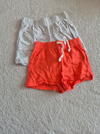 Lot de 2 shorts coton 12 mois