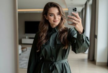 Robe chemise camila shirt dress taille XS 34 kaki olive Samsoe samsoe