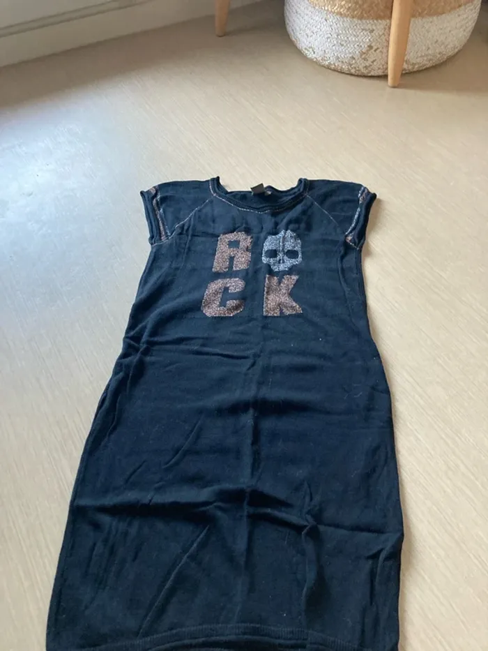 Robe pull Rock tête de mort