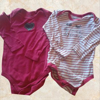Lot de deux bodies