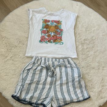 Ensemble short et t-shirt fille