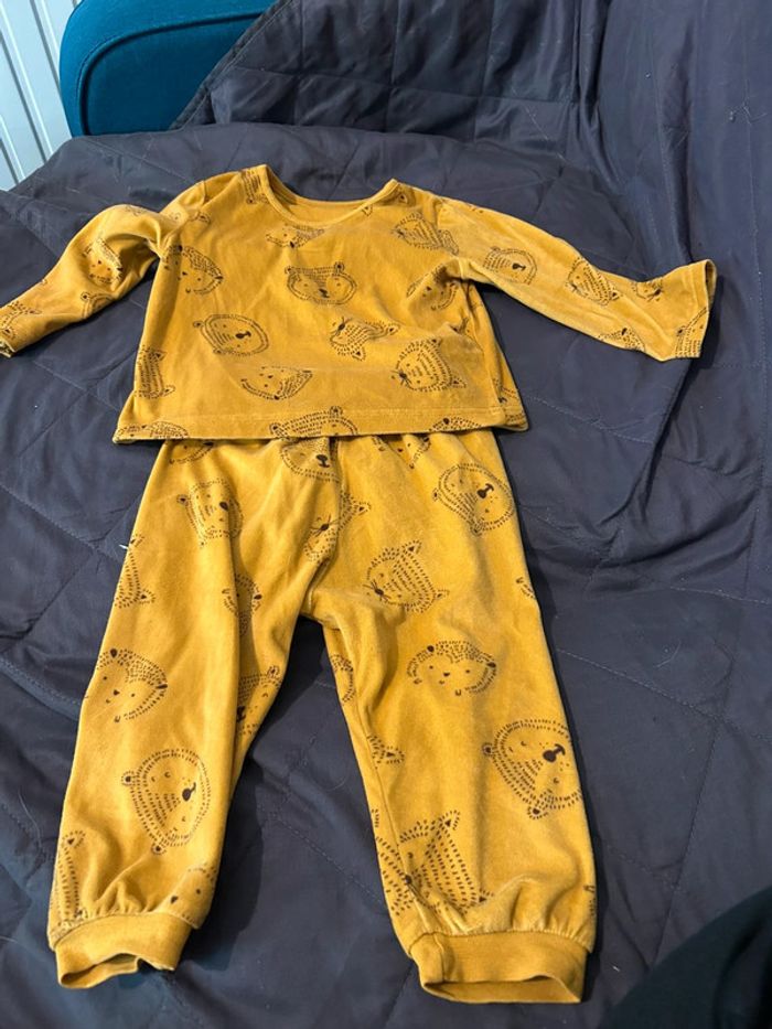 Pyjamas 2 pièces orange