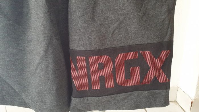 Short bermuda homme taille S gris et orange - photo numéro 3