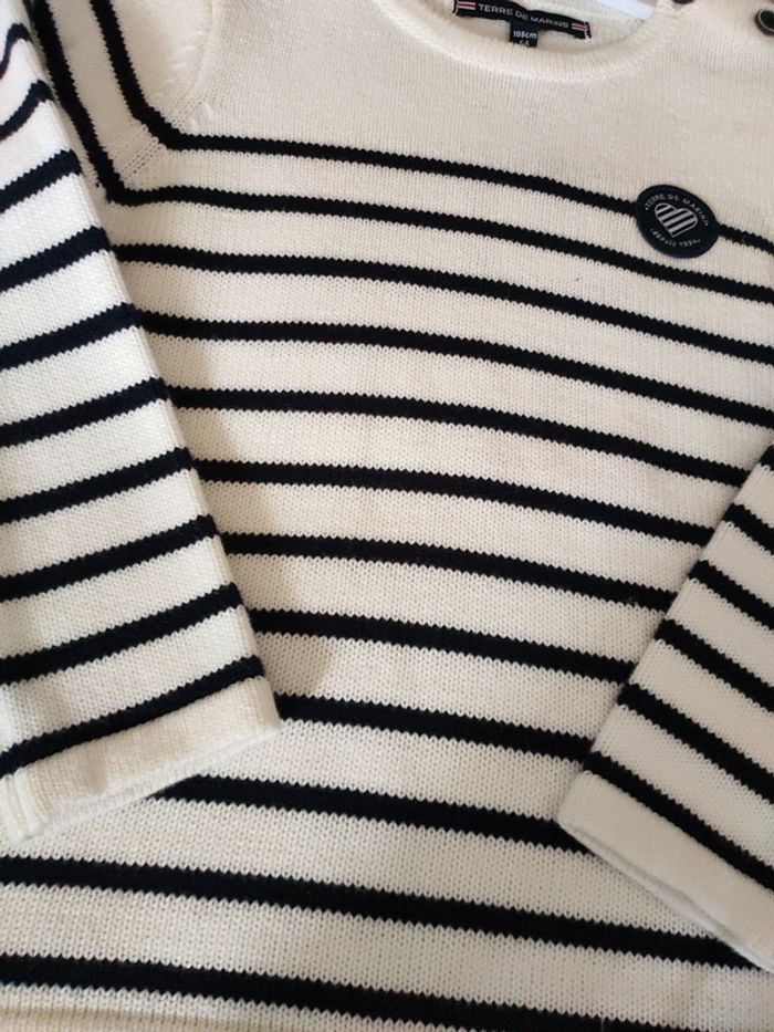 Pull marin enfant EF en H22 Terres des Marins 5 ans - photo numéro 4