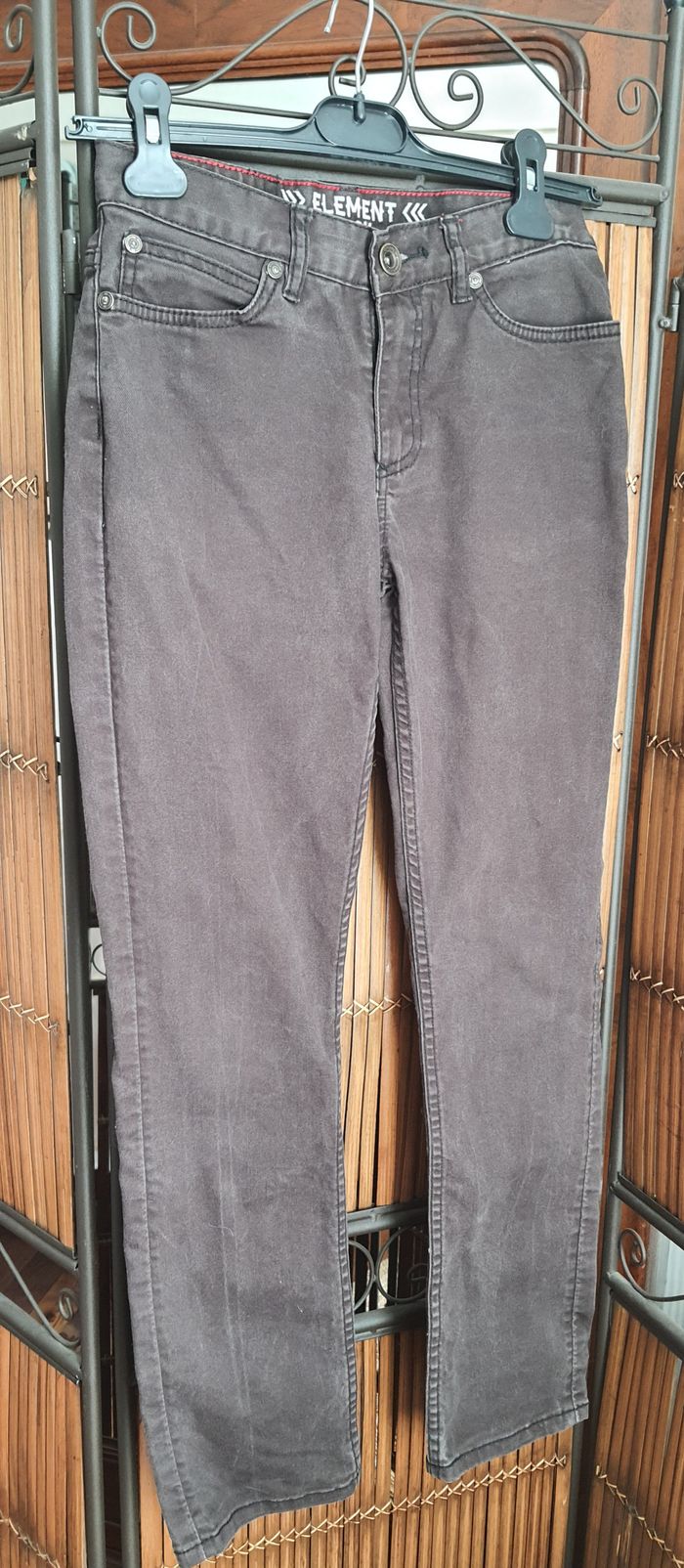Jean's marron "Elément Boom" taille XS