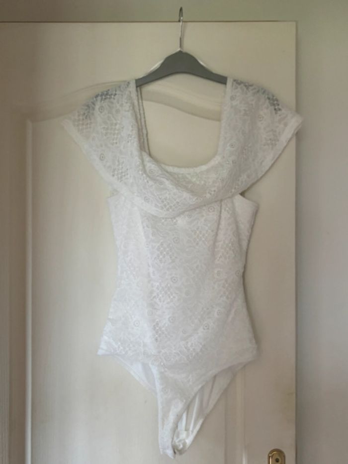 Body blanc en dentelle • Jennyfer • Taille M