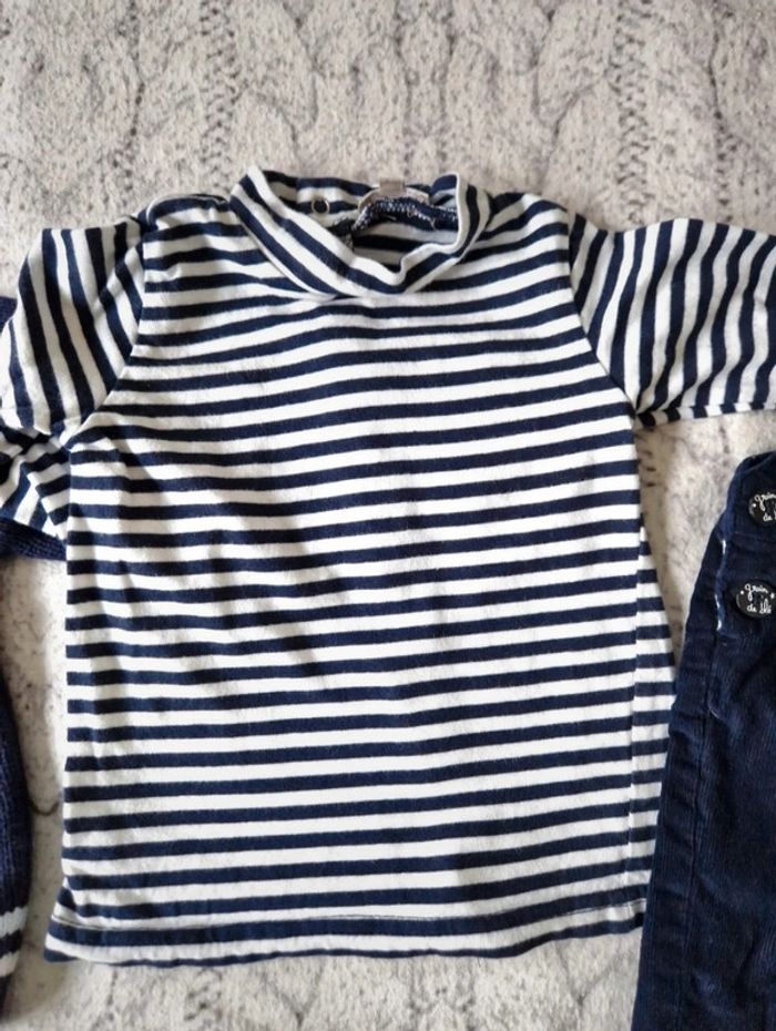 Ensemble 3 pièces grain de blé 9 mois - photo numéro 4