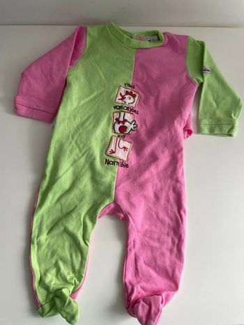 Pyjama bébé bicolore