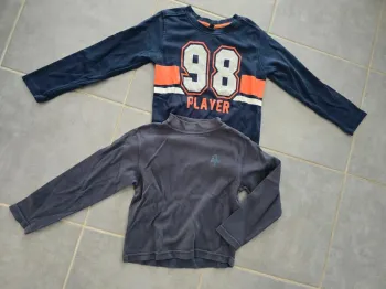 Lot de 2 tee shirts manches longues