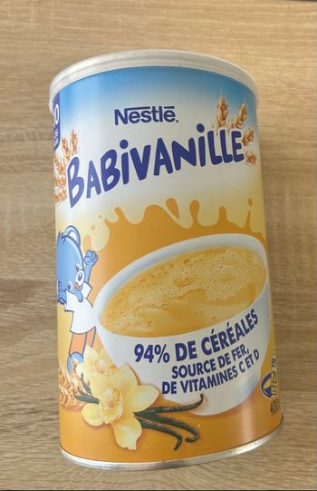 Céréales babivanille nestle 