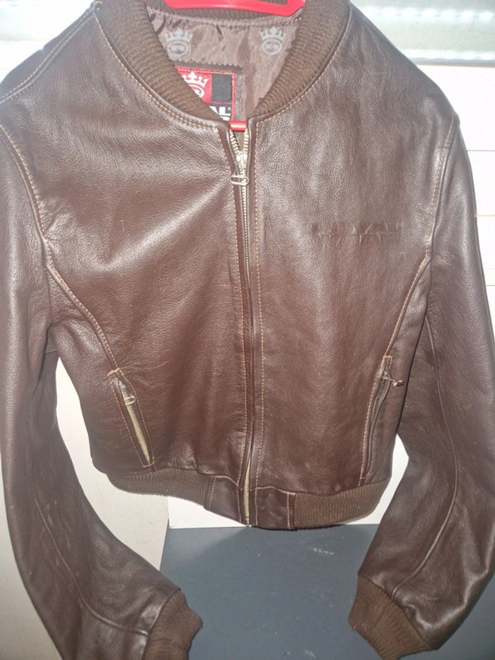Veste en cuir royal wear - photo numéro 13