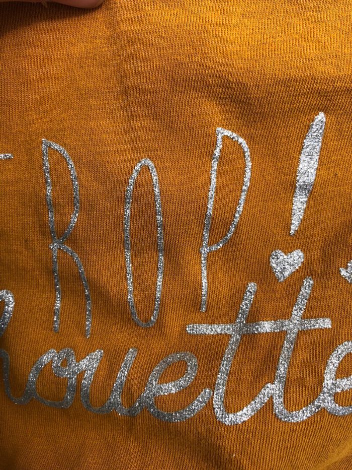 T-shirt tao jaune 12m 74cm - photo numéro 5