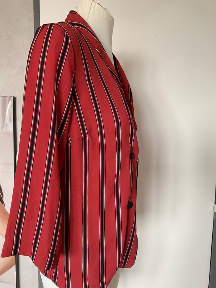 Chemise rayé manche 3/4 - photo numéro 3