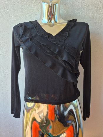 Petit haut noir uni