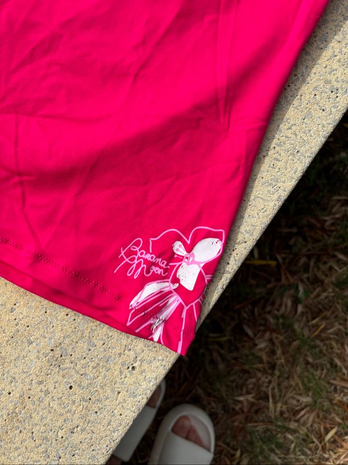 Haut de plage rose banana moon Taille 38 - photo numéro 2