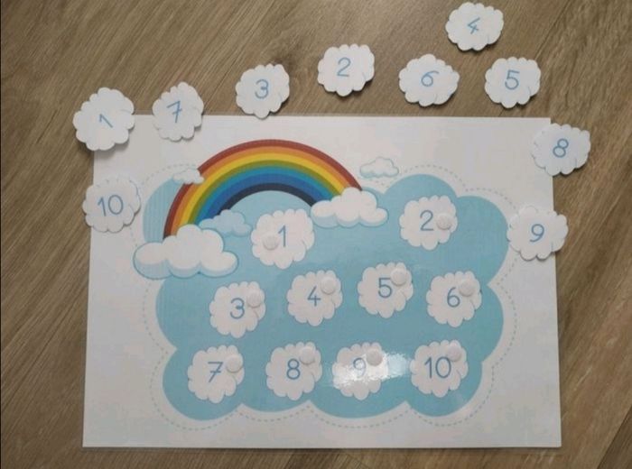 Ma planche des nombres nuages