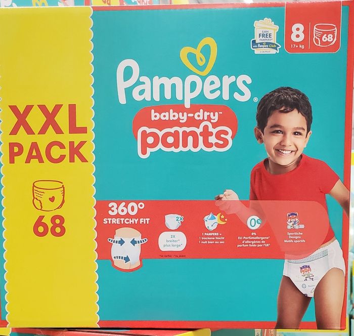 Couches Culottes pampers taille 8, 68 Culottes.