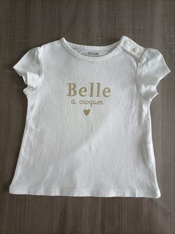 T Shirt "Belle à croquer" 6 mois